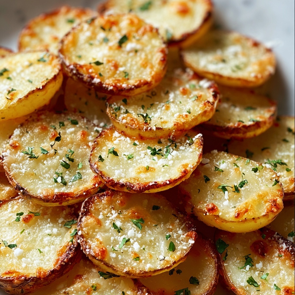 Mini Baked Parmesan Potato Rounds Recipe - Recipe Image