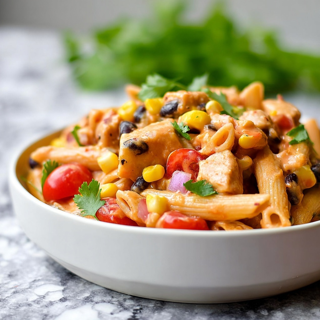 BBQ Ranch Chicken Pasta Salad Recipe - Recipe Image