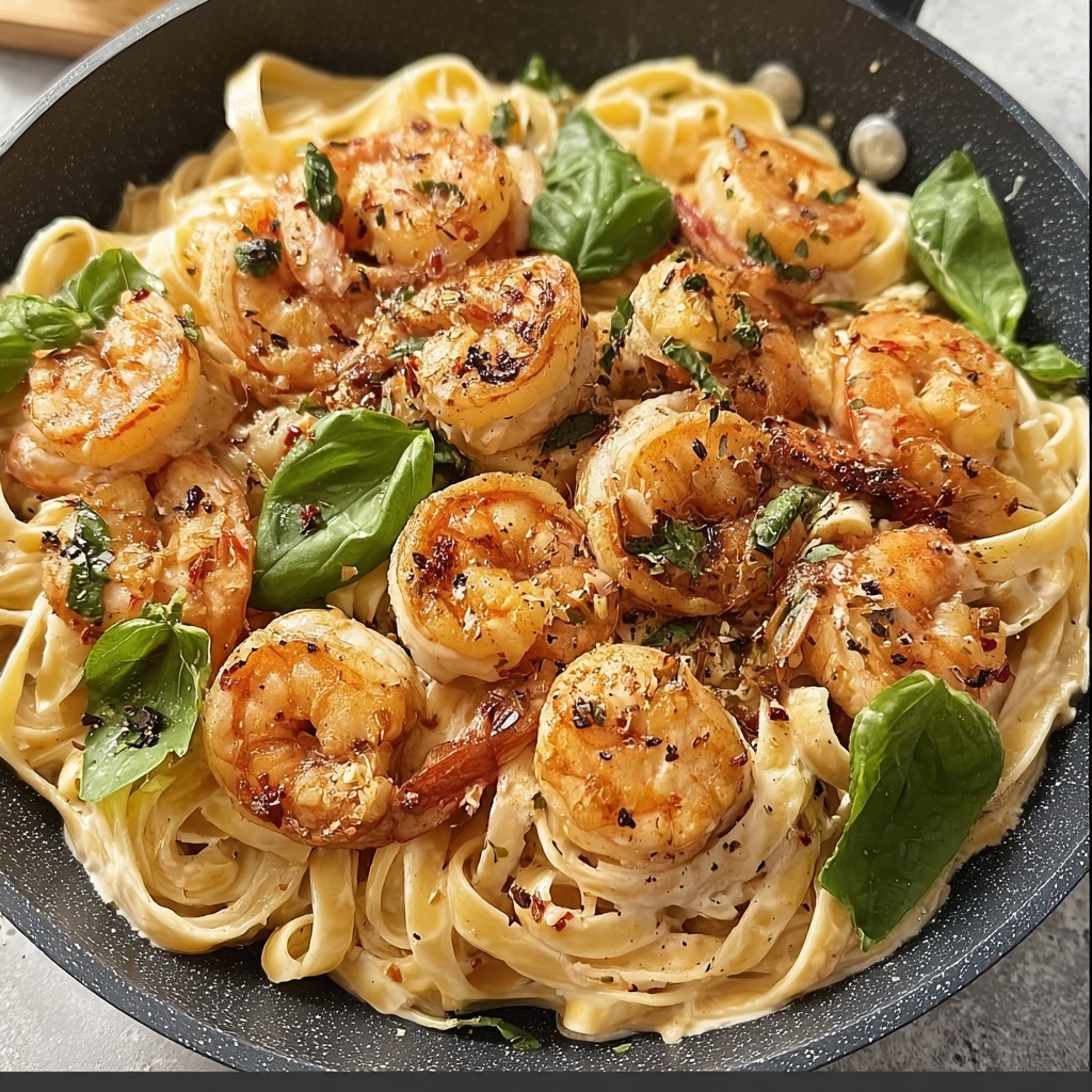 Creamy Marry Me Shrimp Pasta Recipe - Recipe Image