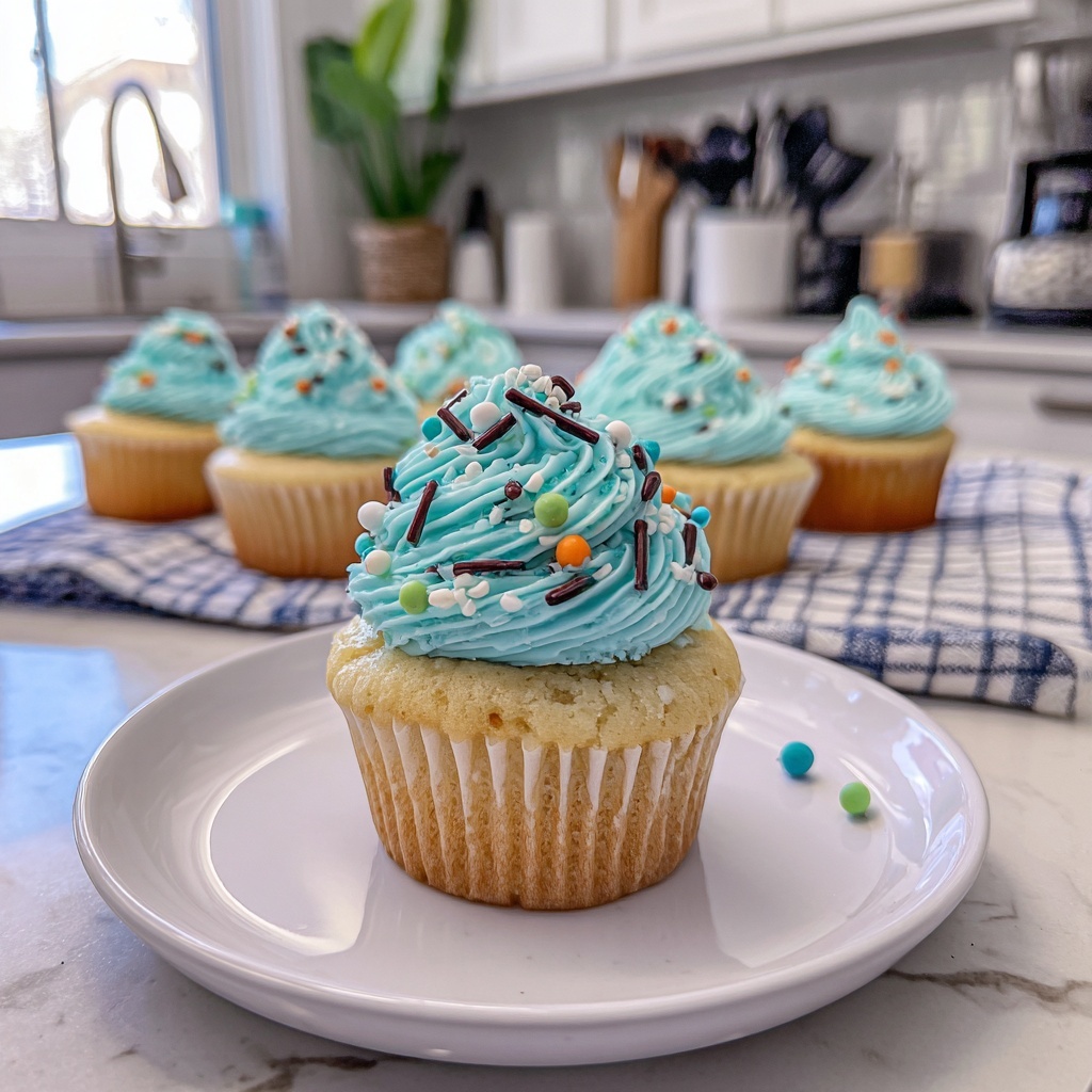 Robin's Egg Cupcakes Recipe - Recipe Image