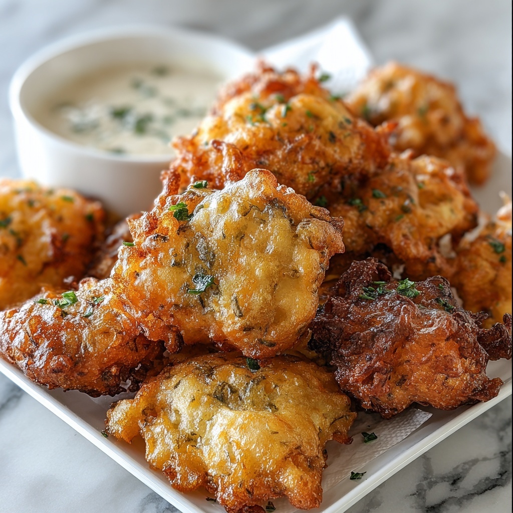 Dill Pickle Chicken Fritters Recipe - Recipe Image