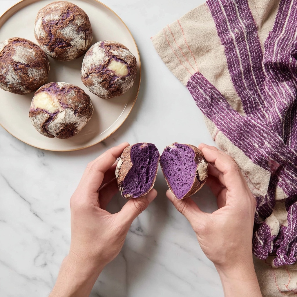 Ube Bread Purple Recipe - Recipe Image