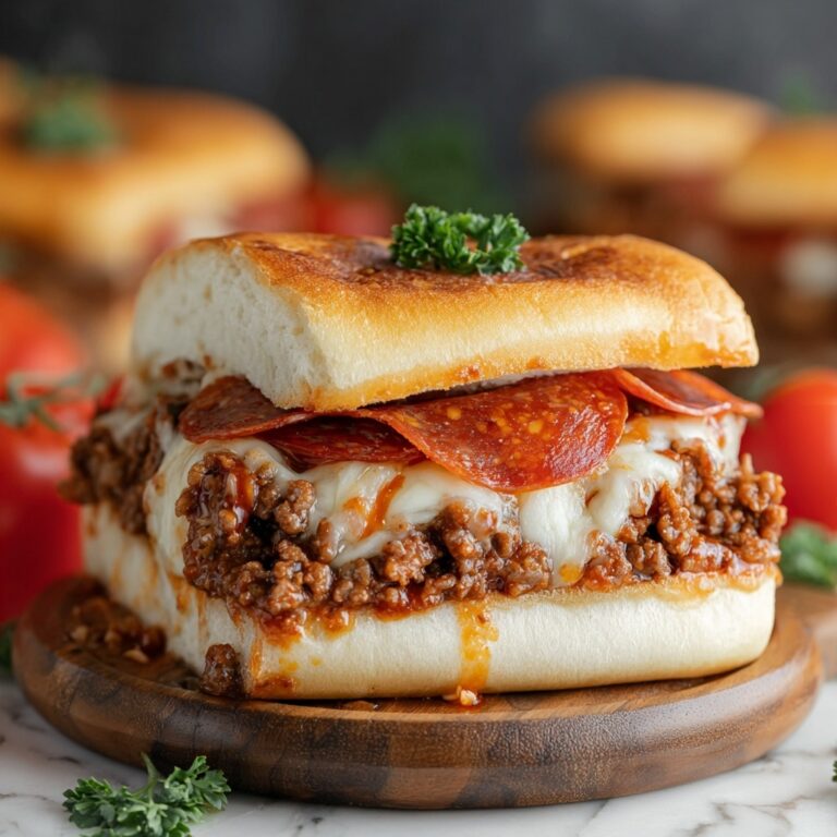 Pepperoni Pizza Sloppy Joes Recipe