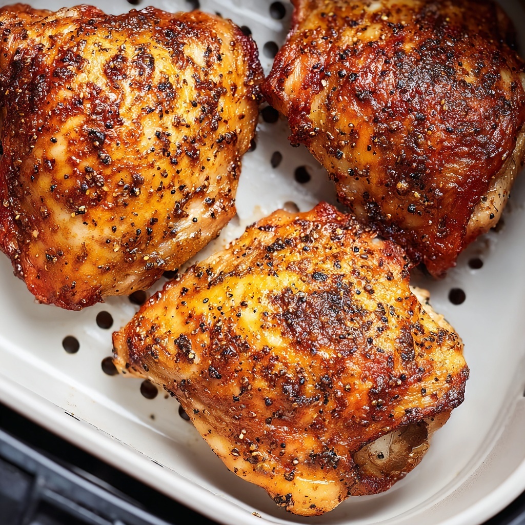 Air Fryer Chicken Thighs Recipe - Recipe Image
