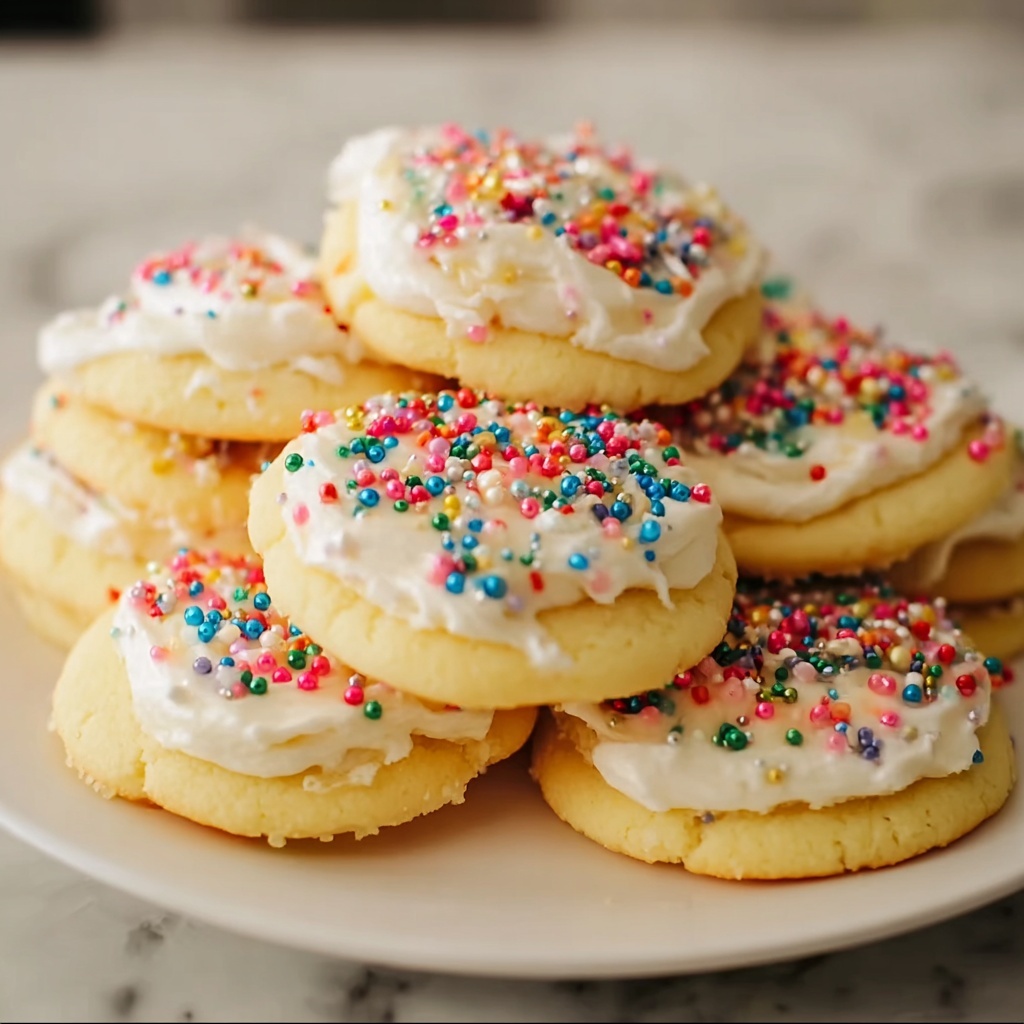 Whipped Shortbread Cookies Recipe - Recipe Image