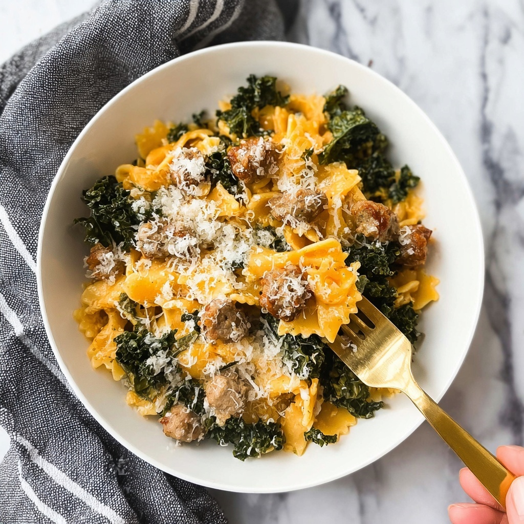 Butternut Squash Sausage Pasta Recipe - Recipe Image