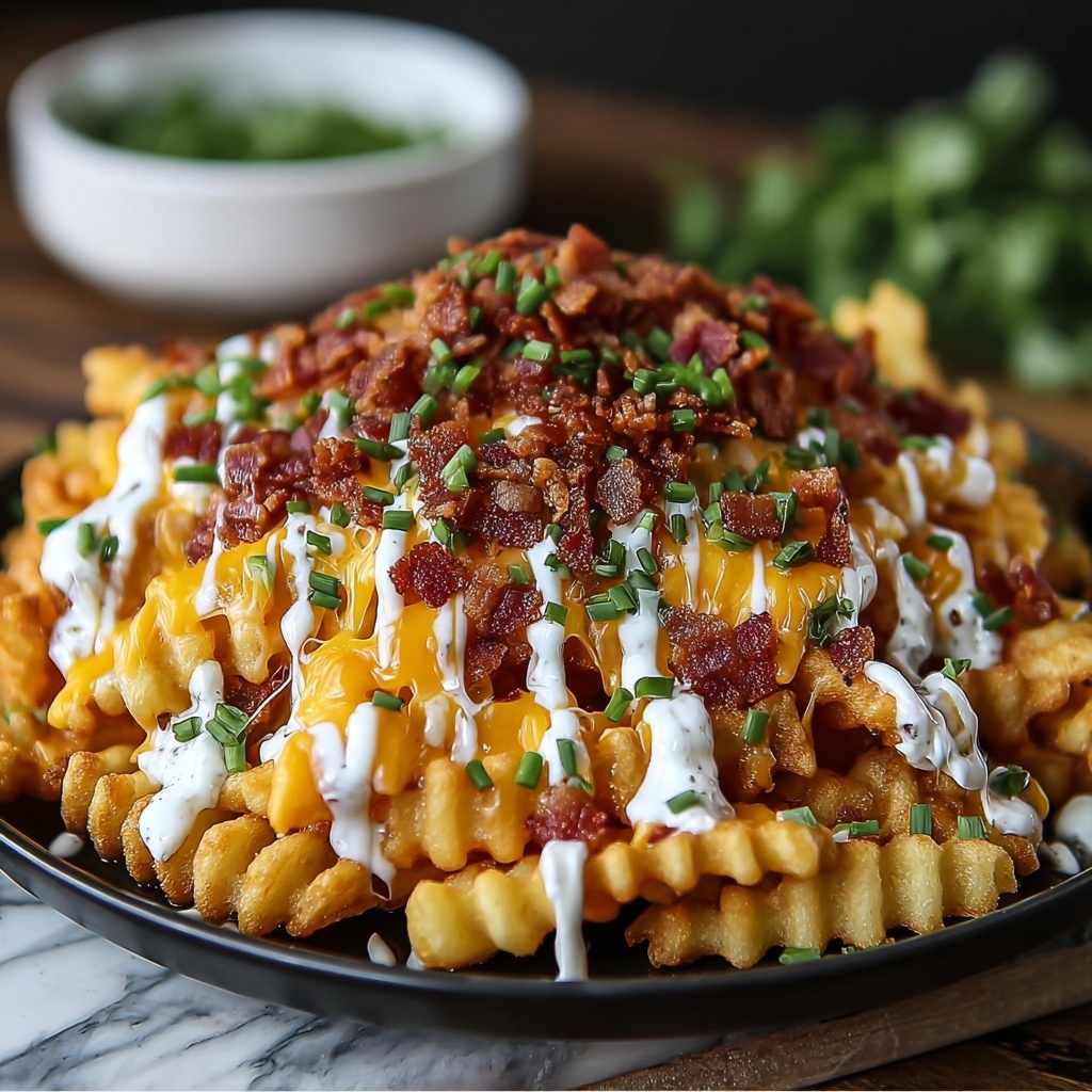 Cheesy Loaded Fries Recipe - Recipe Image