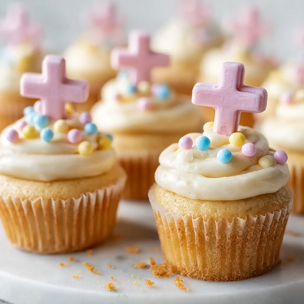 Easter Cross Pull-Apart Cupcakes Recipe - Recipe Image
