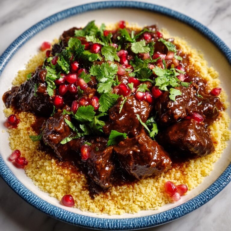 Anatolian Spiced Lamb Stew with Pomegranate Glaze Recipe