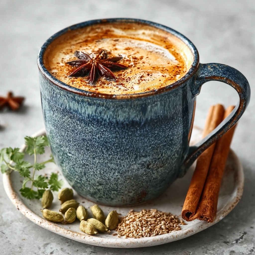 Indian Masala Chai Ghost Latte Recipe - Recipe Image