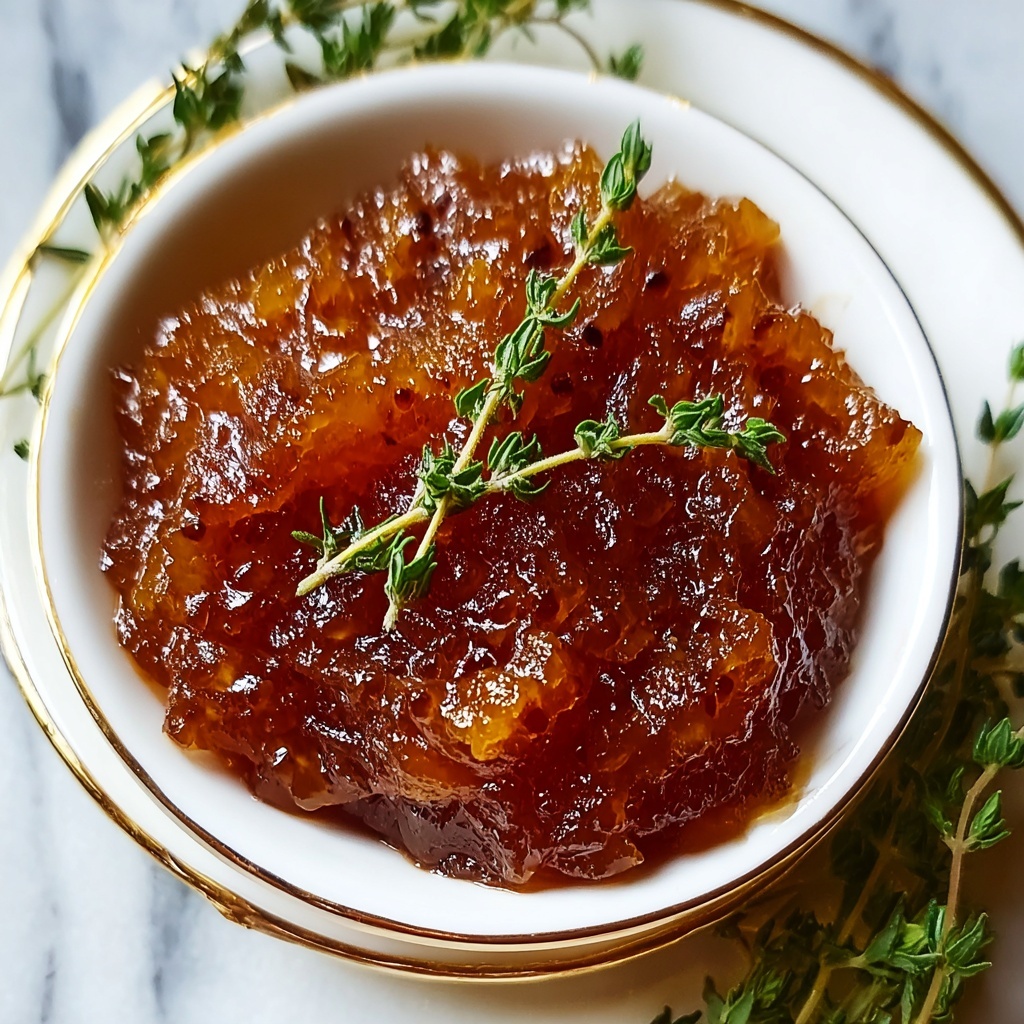 Homemade Apple Thyme Jam Recipe - Recipe Image