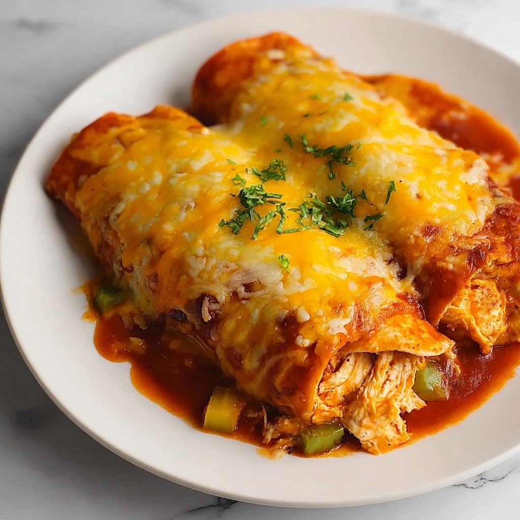 Easy Chicken Enchiladas Recipe - Recipe Image