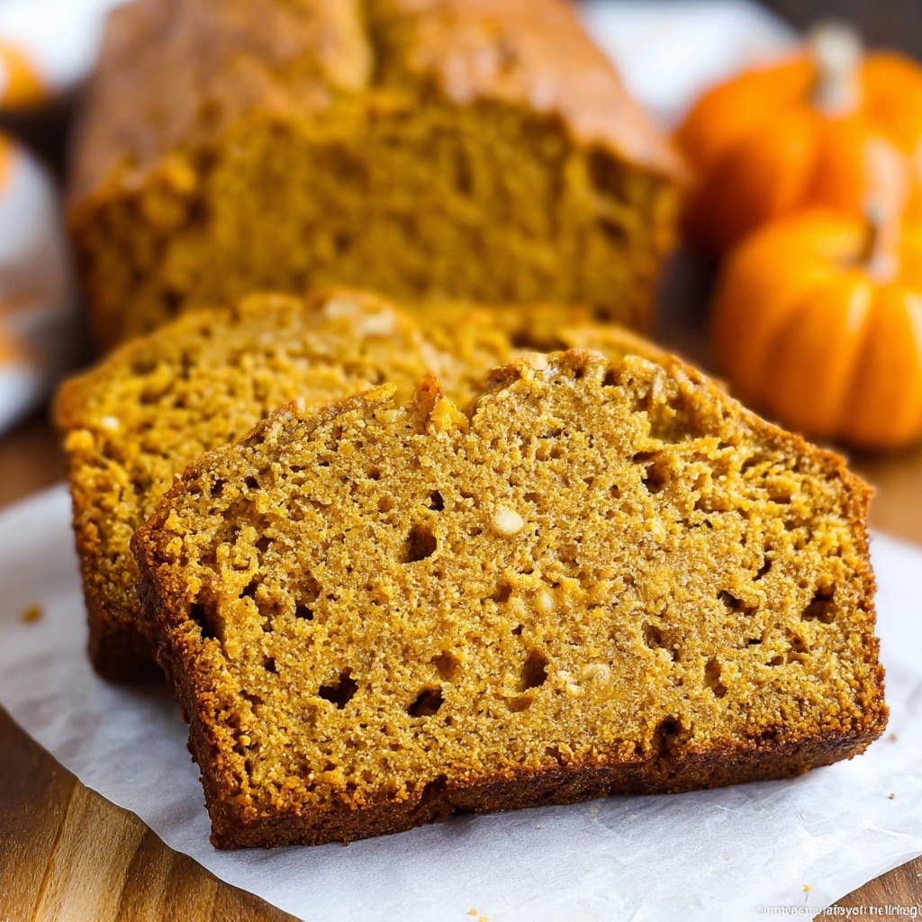 White Chocolate Pumpkin Bread with Streusel Topping Recipe - Recipe Image