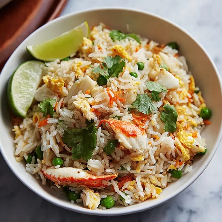 Thai Style Crab Fried Rice Recipe