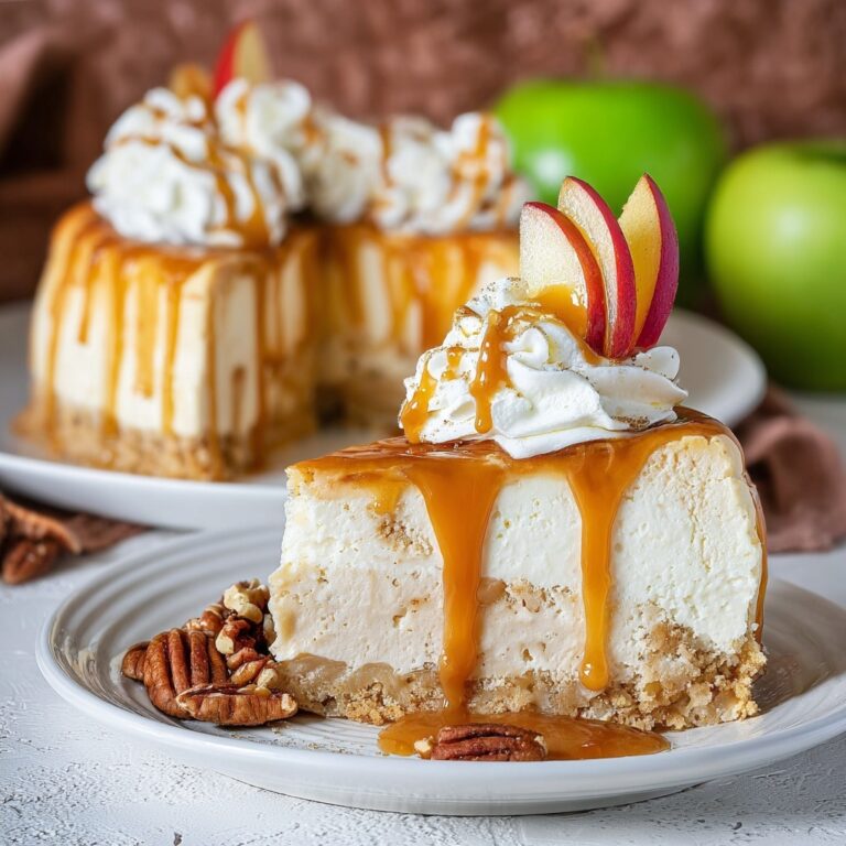 Caramel Apple Blondie Cheesecake Recipe