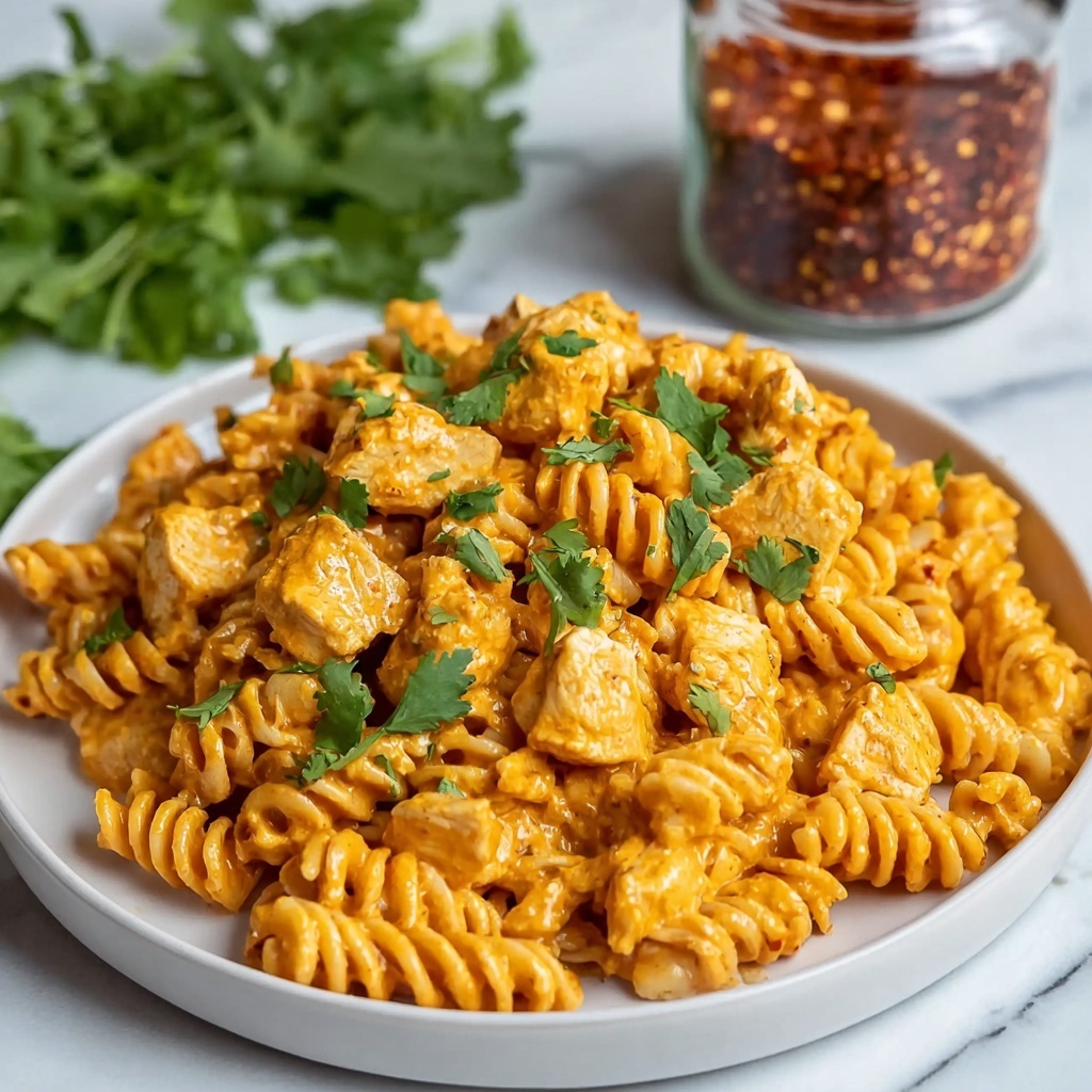 Butter Chicken Pasta Recipe - Recipe Image