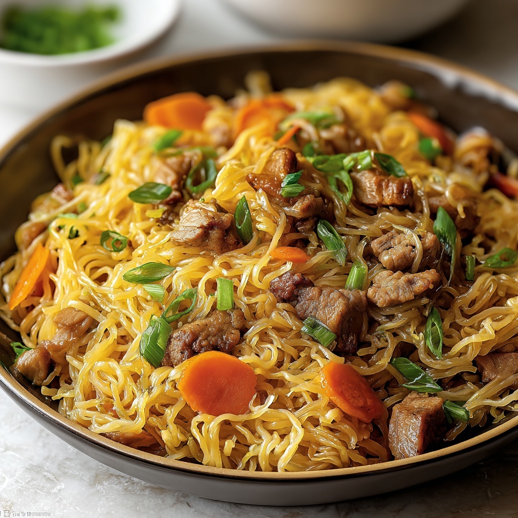 Filipino Pancit Canton Recipe - Recipe Image