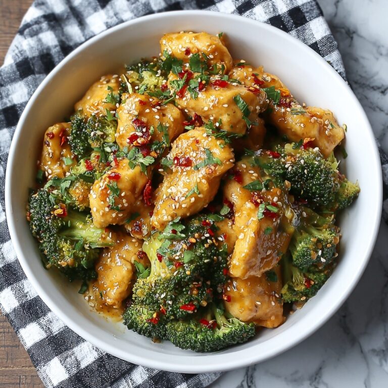 Garlic Chicken with Broccoli Recipe