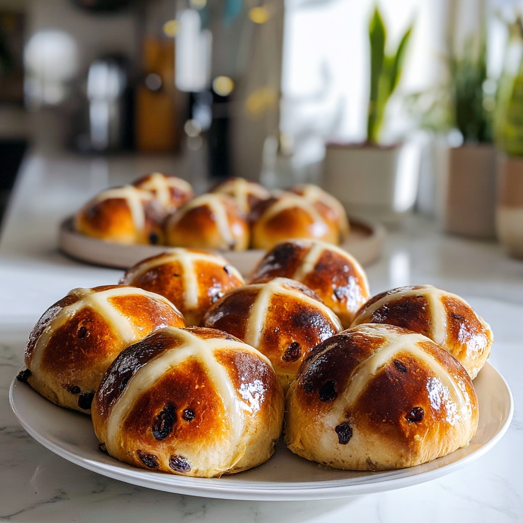 Traditional Hot Cross Buns Recipe - Recipe Image