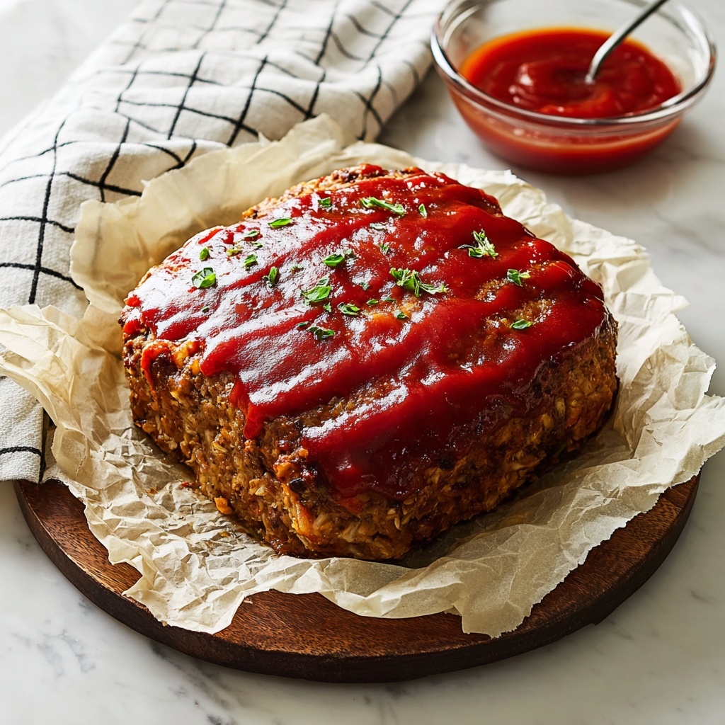 Healthy Ground Chicken Meatloaf Recipe - Recipe Image