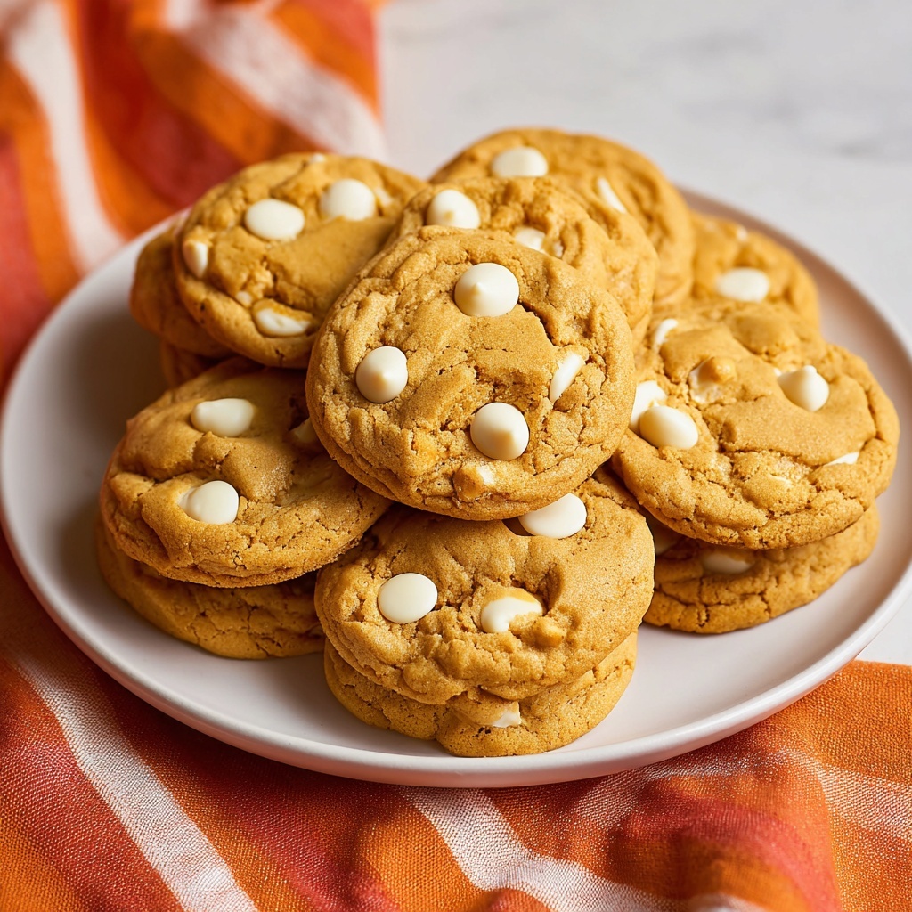 Pumpkin White Chocolate Chip Cookies Recipe - Recipe Image