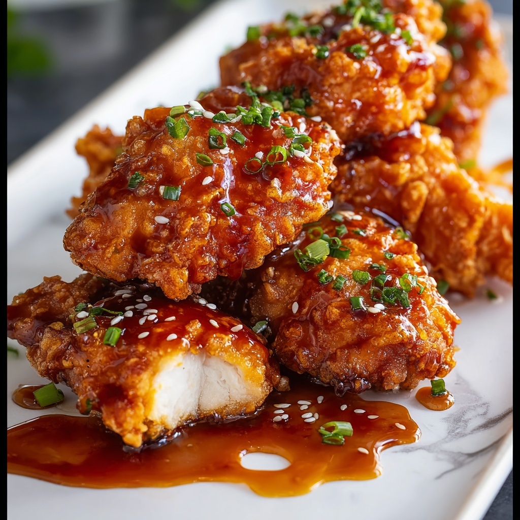 Baked Crunchy Hot Honey Chicken Recipe - Recipe Image