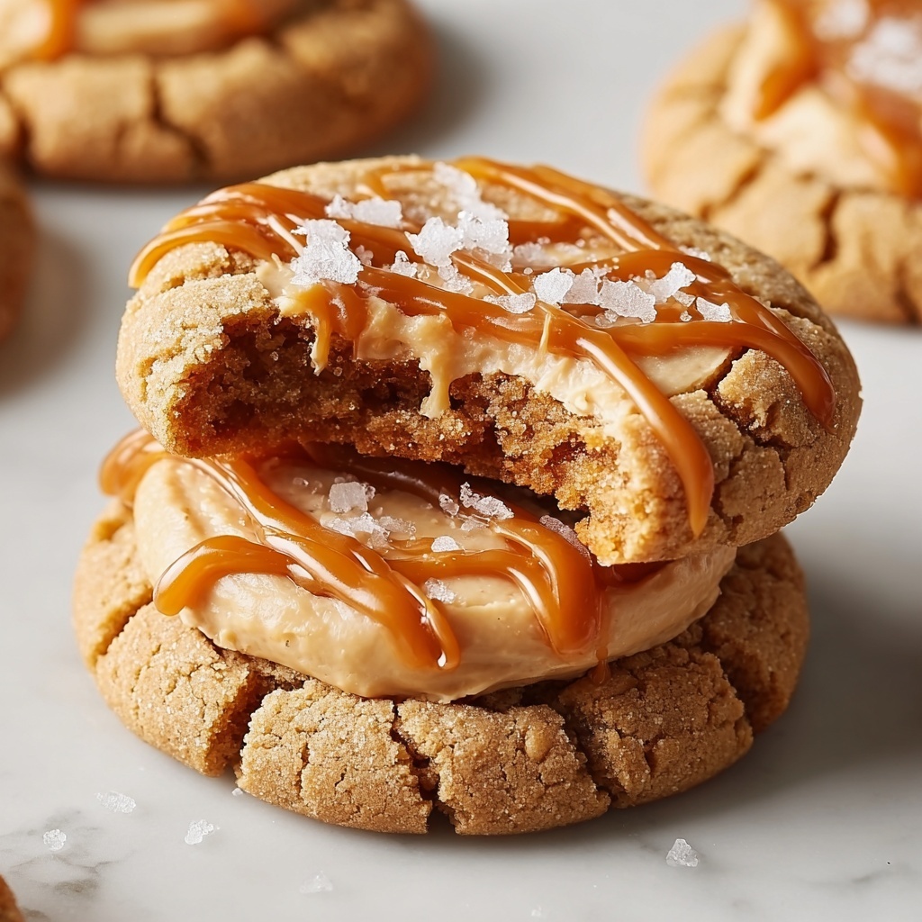 Salted Caramel Cheesecake Cookies Recipe - Recipe Image