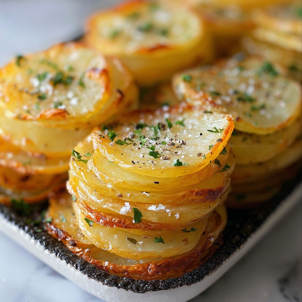 Air Fryer Sliced Potatoes Recipe - Recipe Image