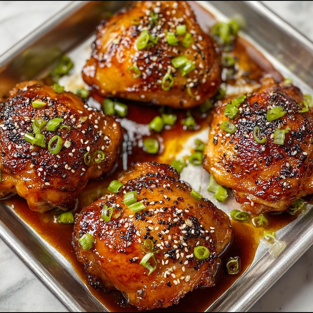Boneless Skinless Chicken Thighs with Teriyaki Marinade Recipe - Recipe Image