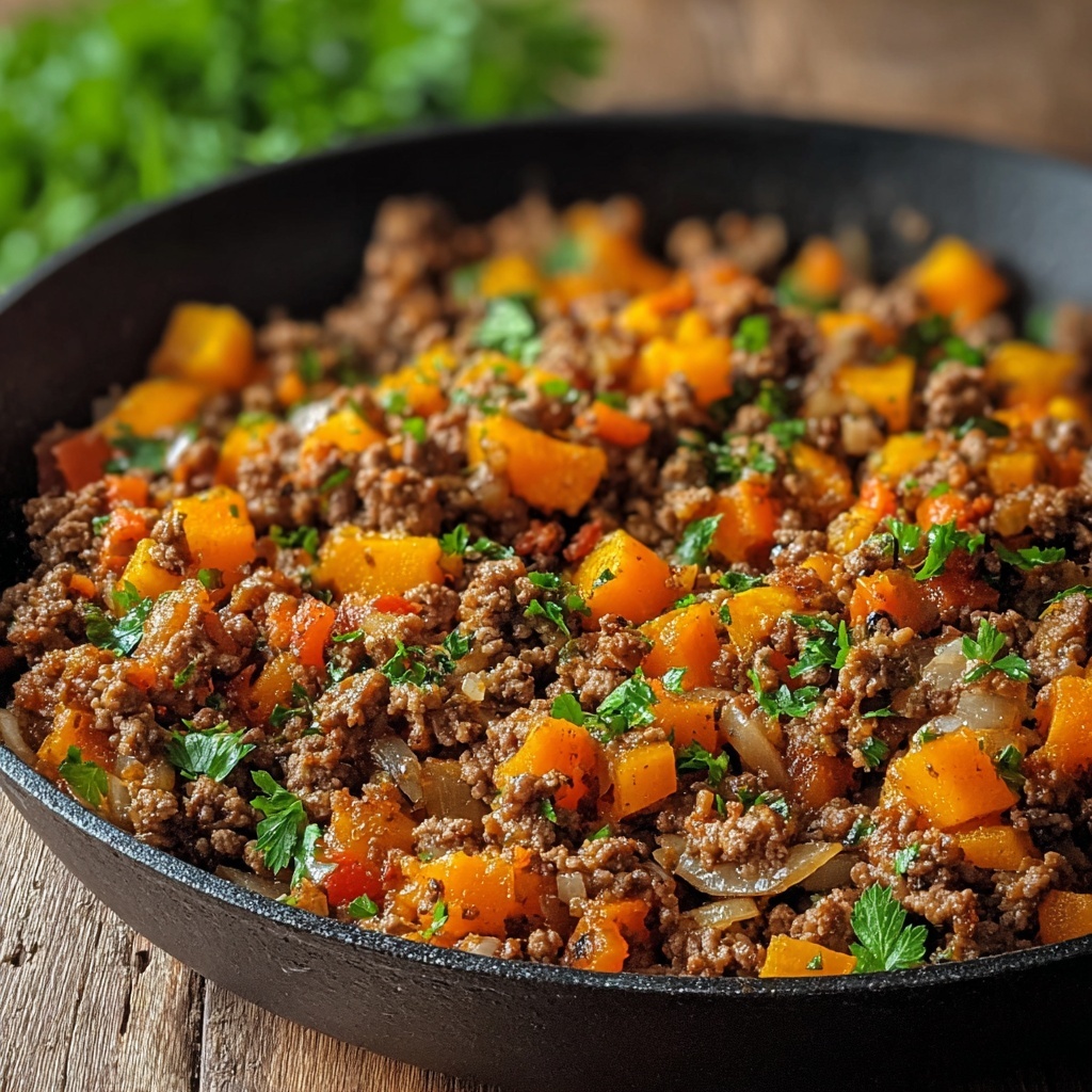 Turkey Sweet Potato Skillet Recipe - Recipe Image