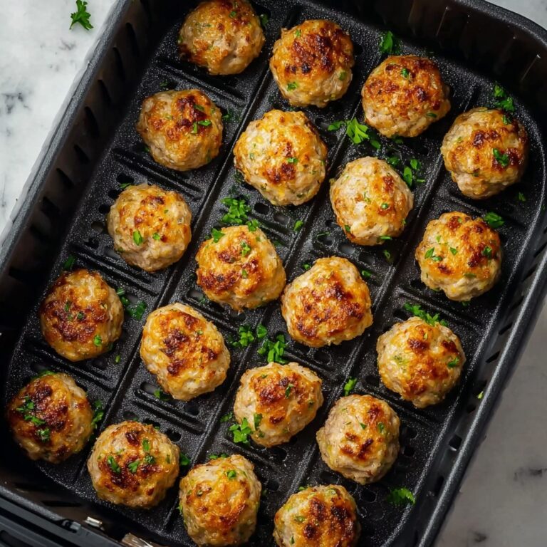 Air Fryer Chicken Parmesan Meatballs Recipe