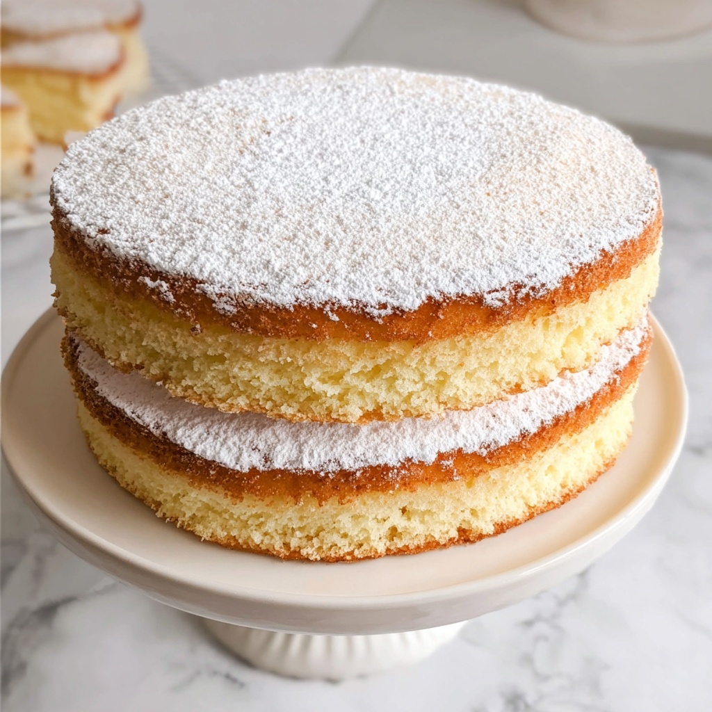 Vanilla Sponge Cake Recipe - Recipe Image