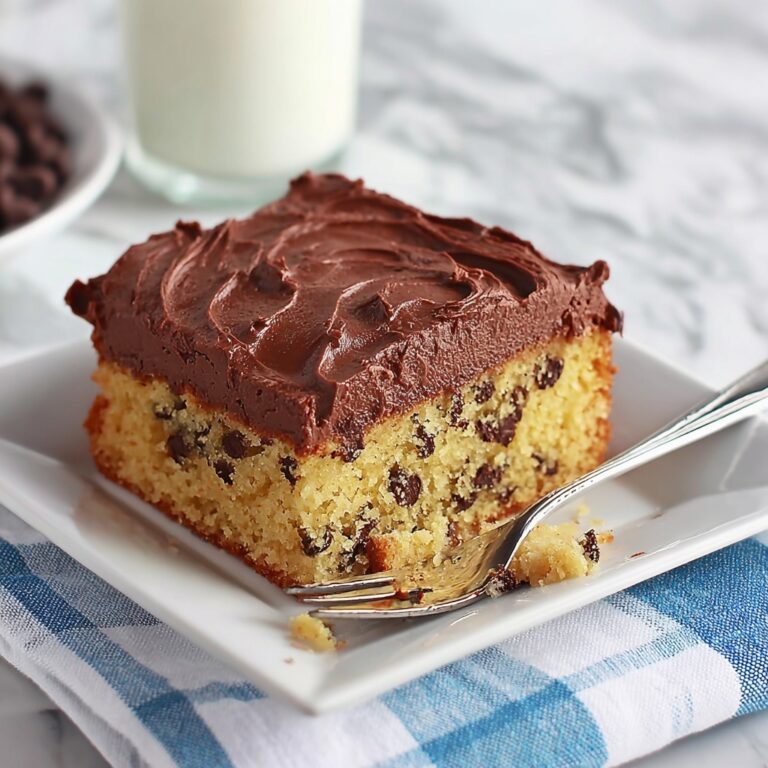 Chocolate Chip Banana Cake Recipe