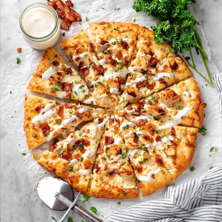 Chicken Ranch Pizza Recipe