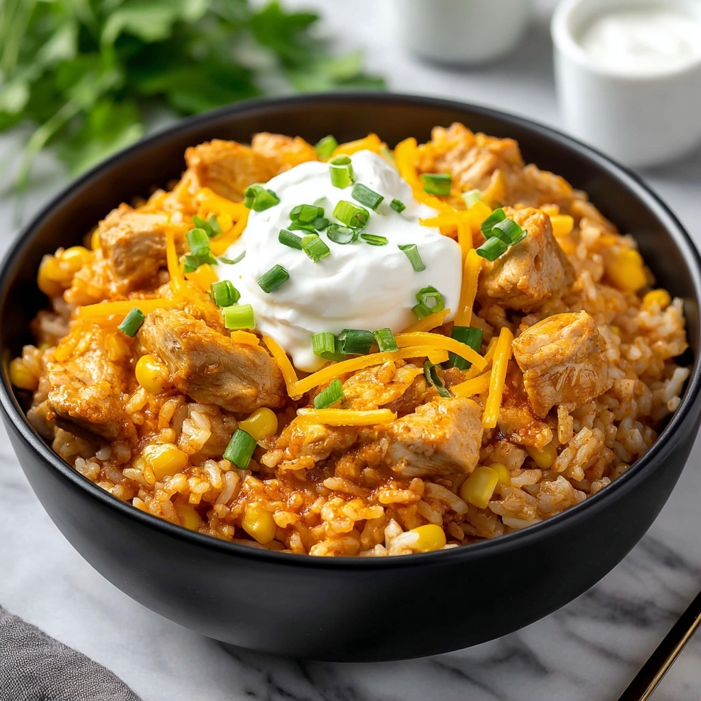 Slow Cooker Fiesta Chicken and Rice Recipe - Recipe Image