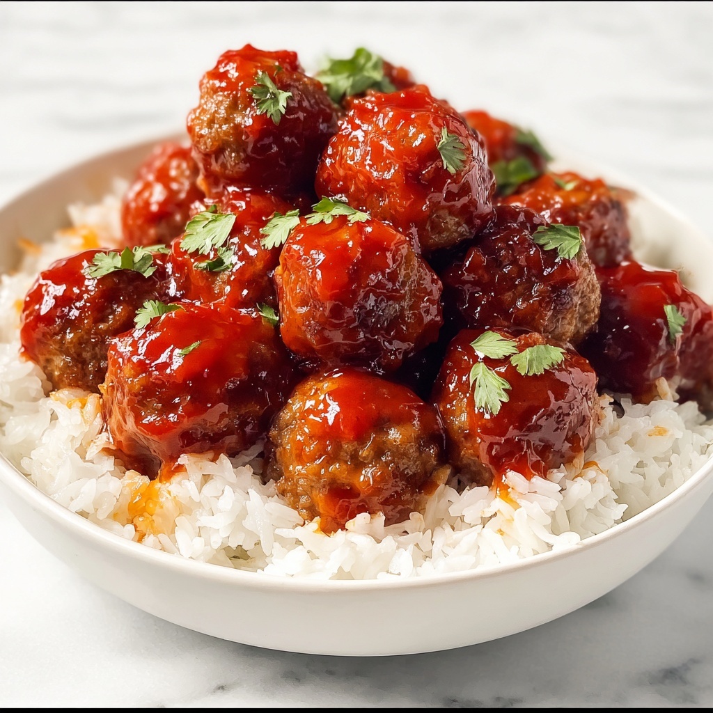 Crock Pot Apple Jelly Meatballs Recipe - Recipe Image