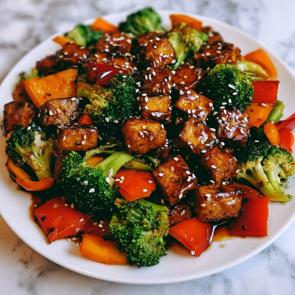 Delicious Teriyaki Tofu Stir-Fry in 25 Minutes Recipe - Recipe Image