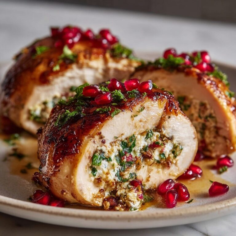 Ricotta Pomegranate Stuffed Chicken Recipe: 5 Star Delight Recipe