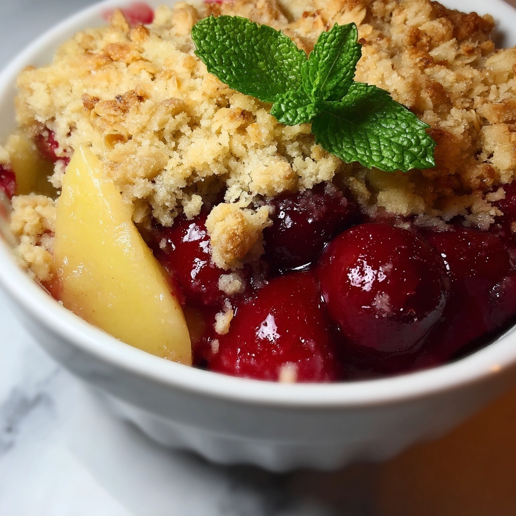 Apple Cranberry Crisp Recipe - Recipe Image