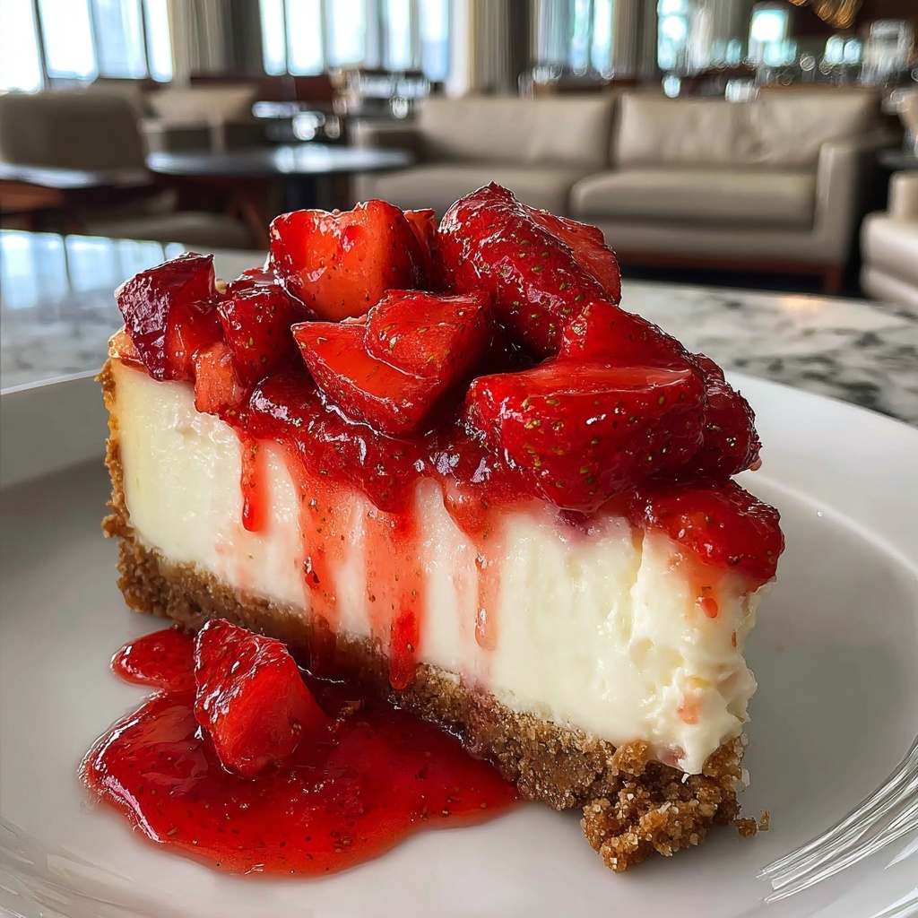 Strawberry Cheesecake Recipe: 5 Steps to Pure Bliss Recipe - Recipe Image