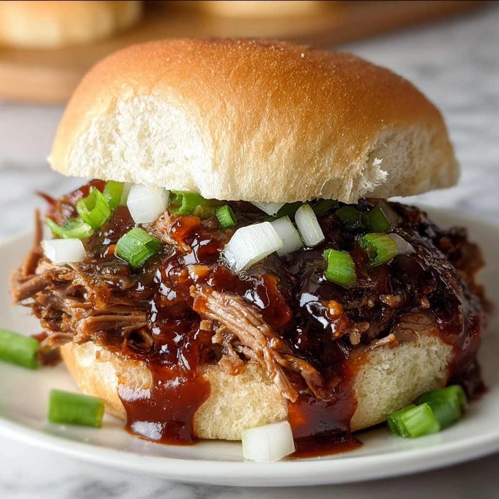 Slow Cooker Shredded Beef Sandwiches: Ultimate Comfort Recipe - Recipe Image