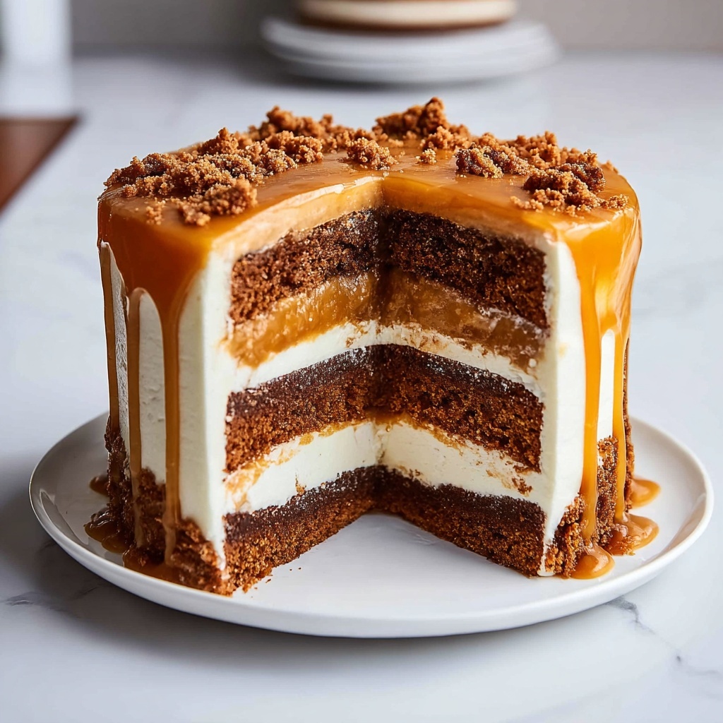 Caramel Apple Spice Cake Recipe - Recipe Image