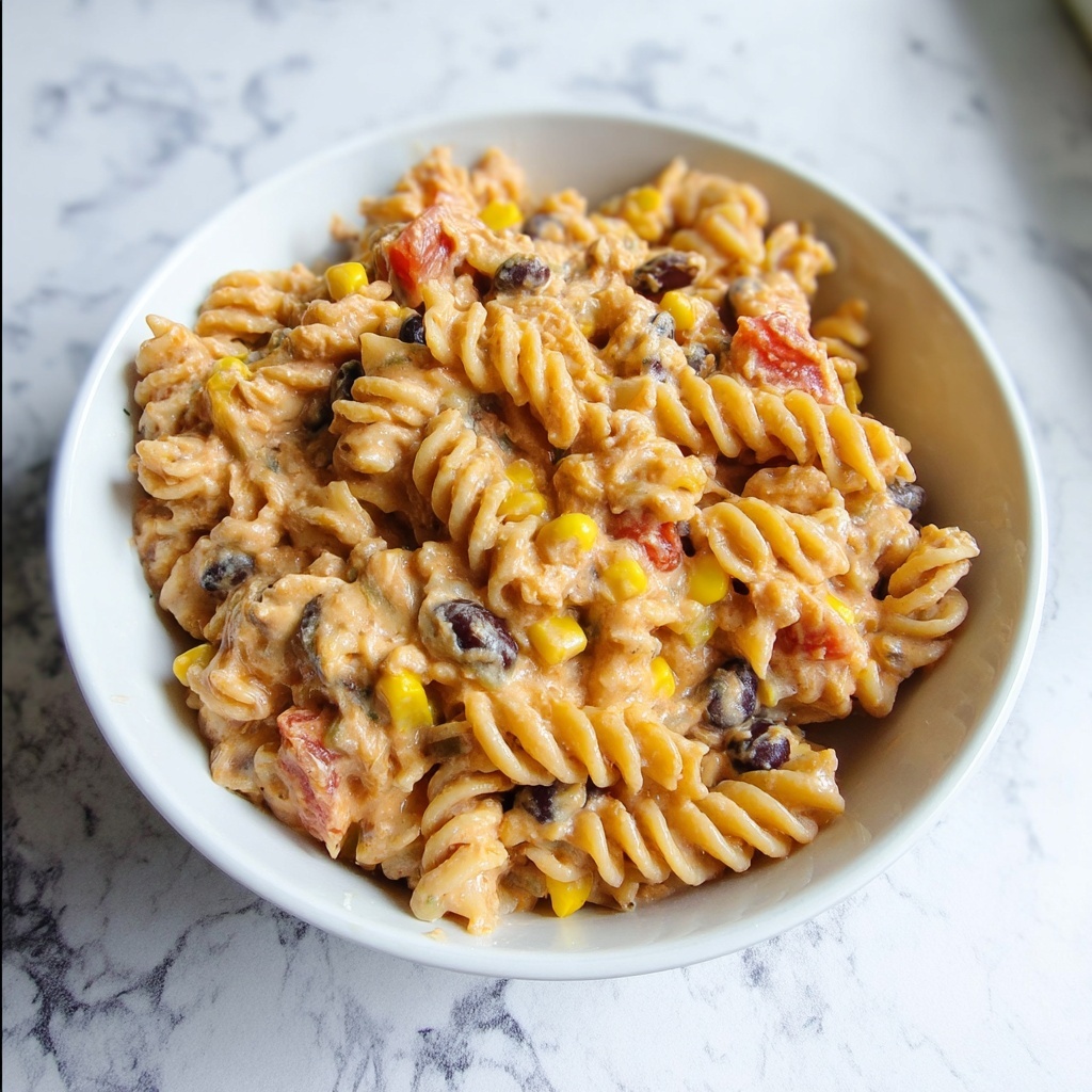 Cheesy Taco Cream Cheese Pasta Recipe - Recipe Image