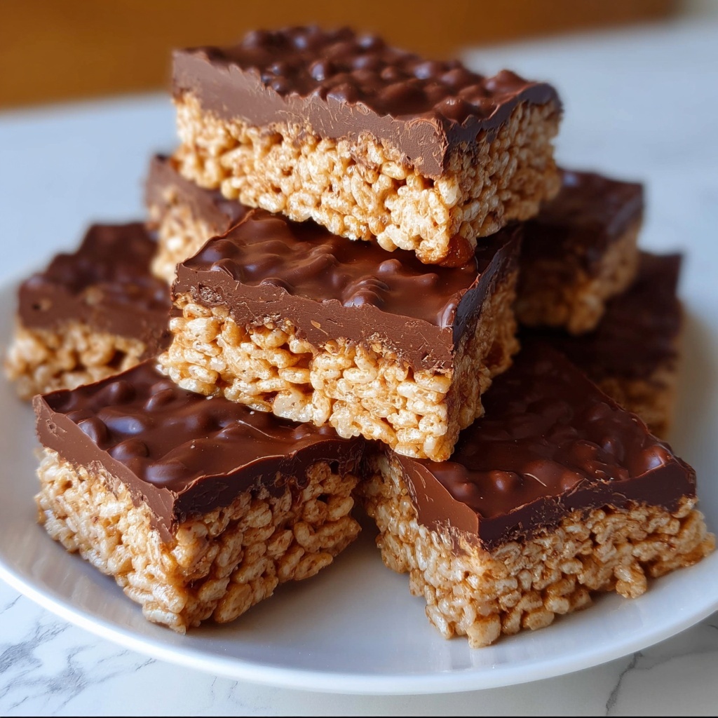 No Bake Homemade Crunch Bars Recipe - Recipe Image