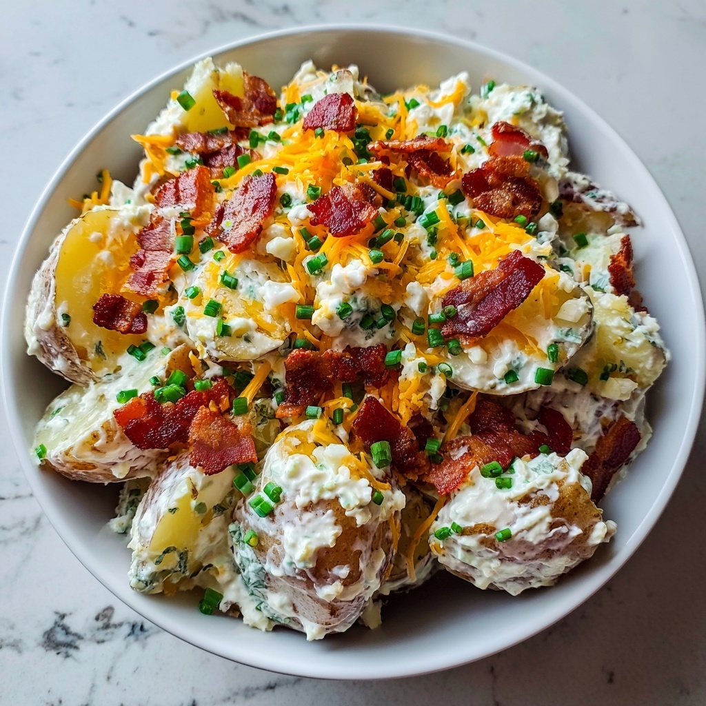 Loaded Baked Potato Salad Recipe - Recipe Image