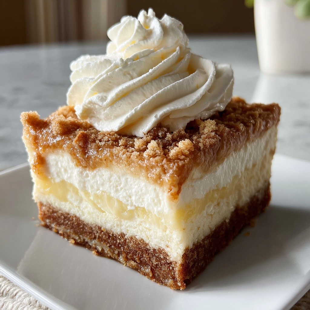 Delicious Banana Cream Cheesecake Bars Recipe - Recipe Image