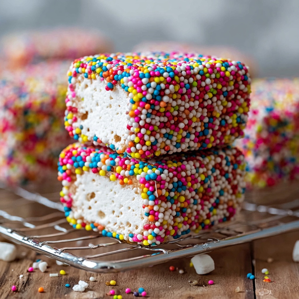 Fairy Bread Lamingtons Recipe - Recipe Image