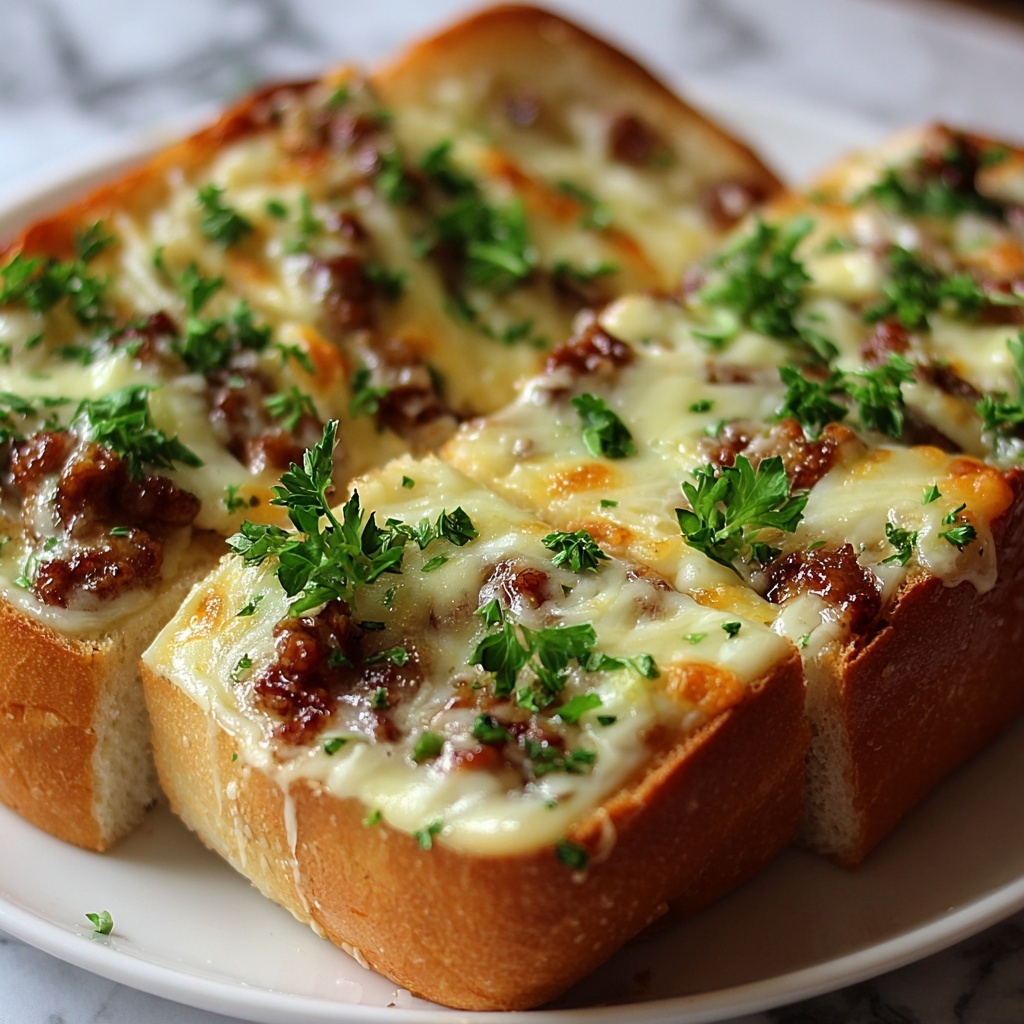 Garlic Philly Cheesesteak Bread Recipe - Recipe Image