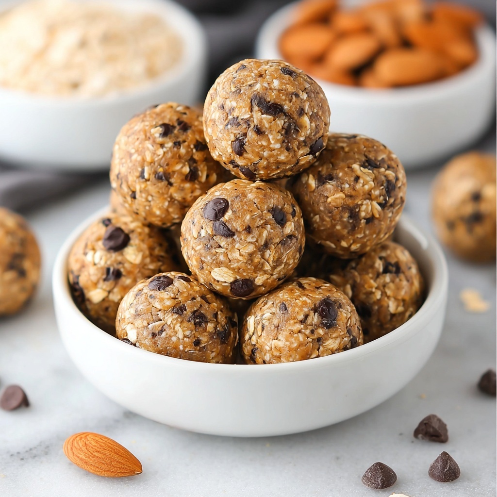 No Bake Chocolate Chip Cookie Balls Recipe - Recipe Image