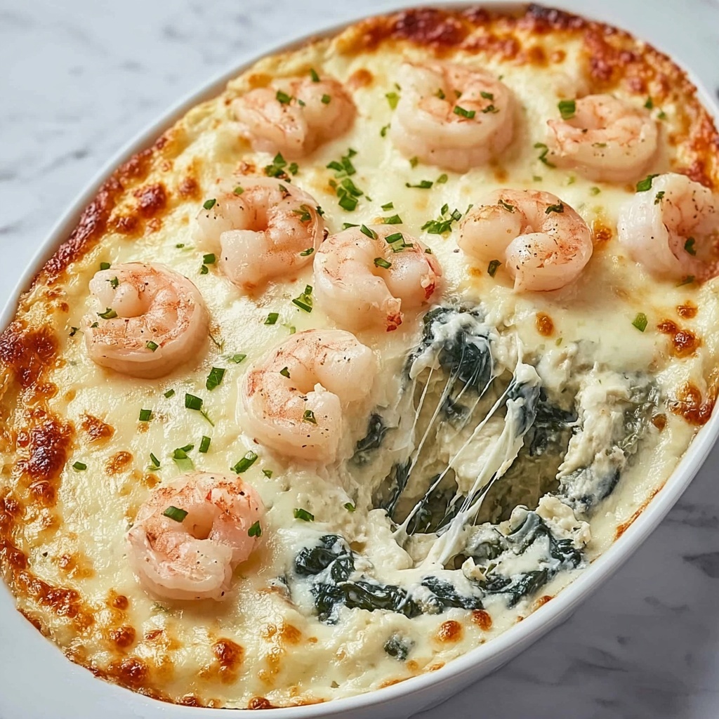 Shrimp and Crab Spinach Dip Recipe - Recipe Image